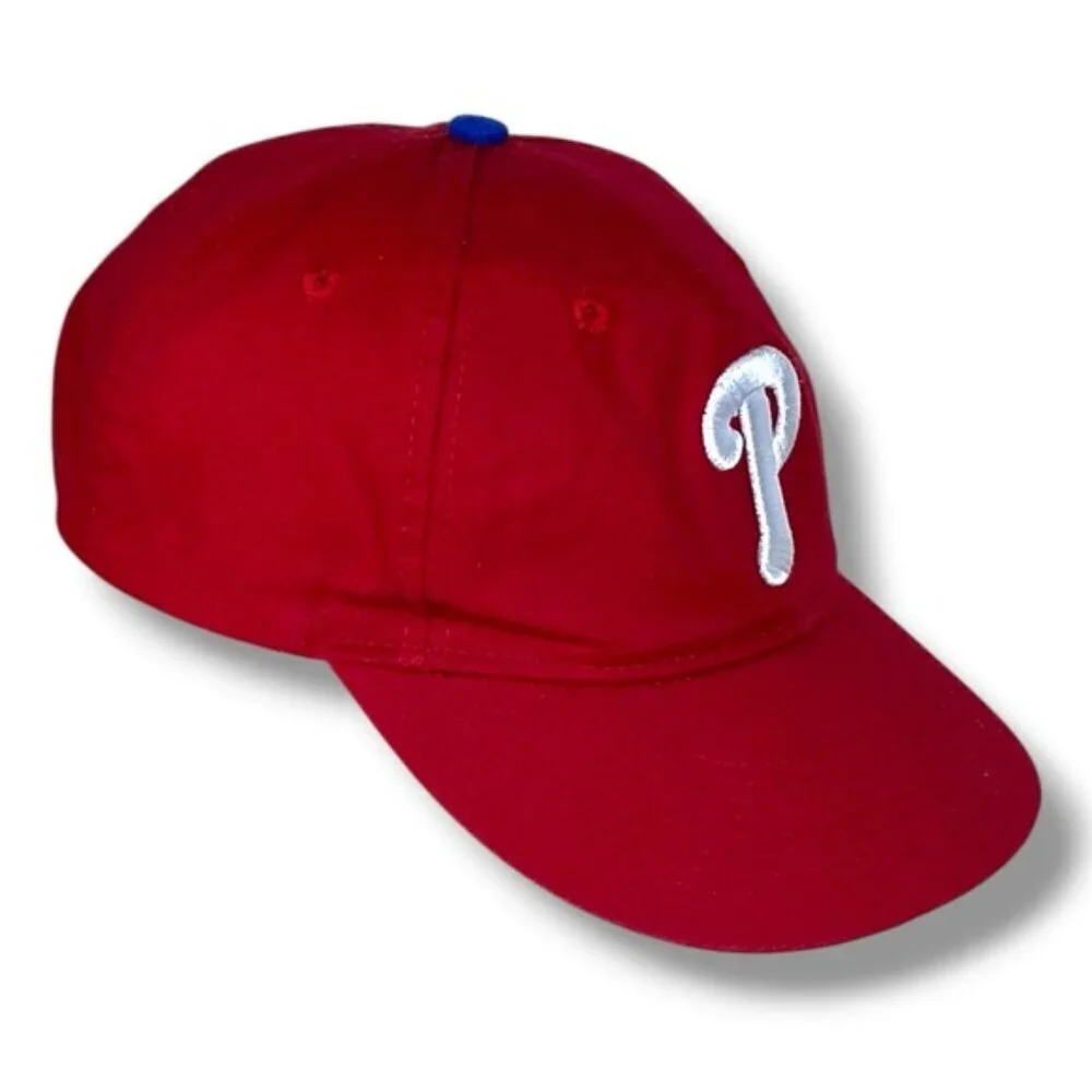 Philly’s Baseball Cap Adjustable Red White Embroider Logo MLB OC Sport Youth OS